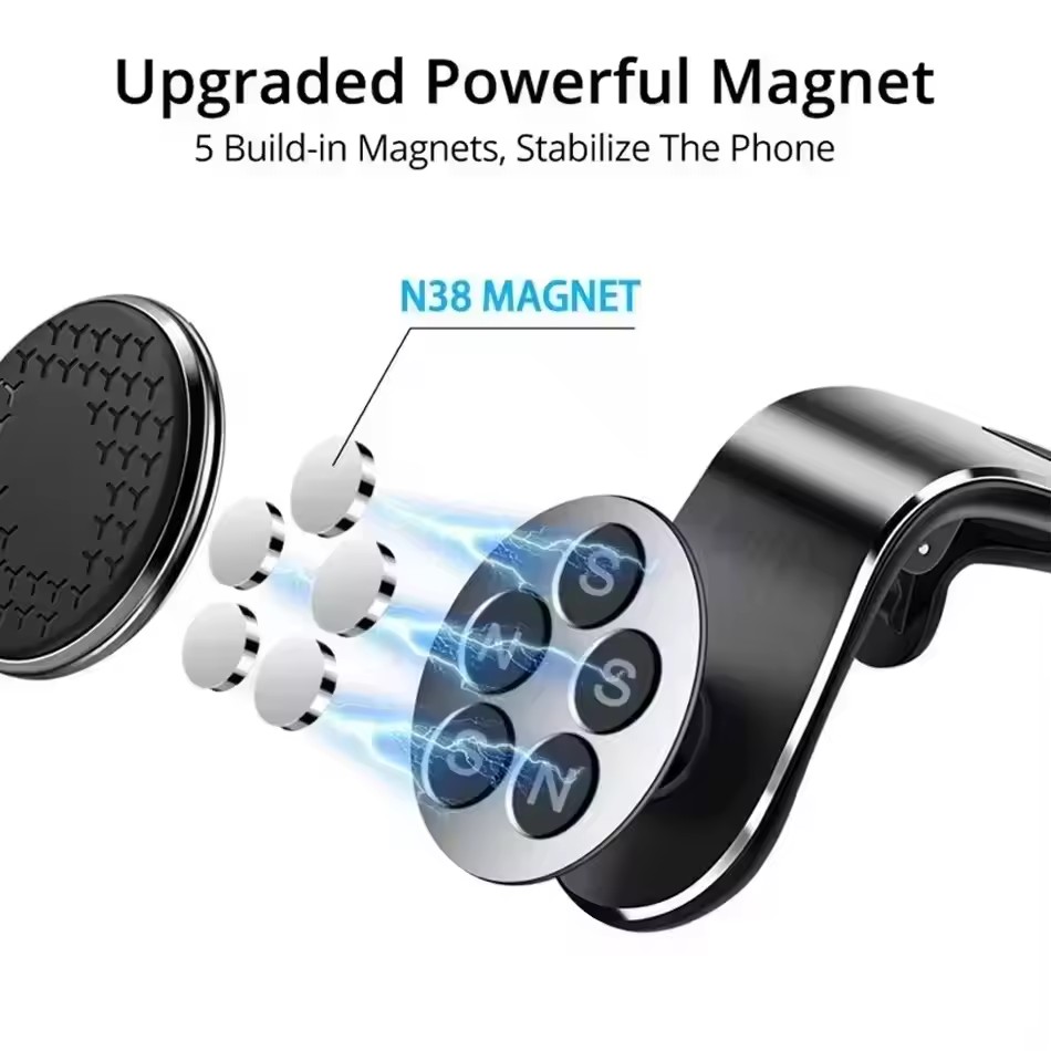 자석식 차량용 휴대폰 거치대, 범용 에어벤트형, 아이폰 - Magnetic Phone Holder For Car Vent 리뷰 및 가격