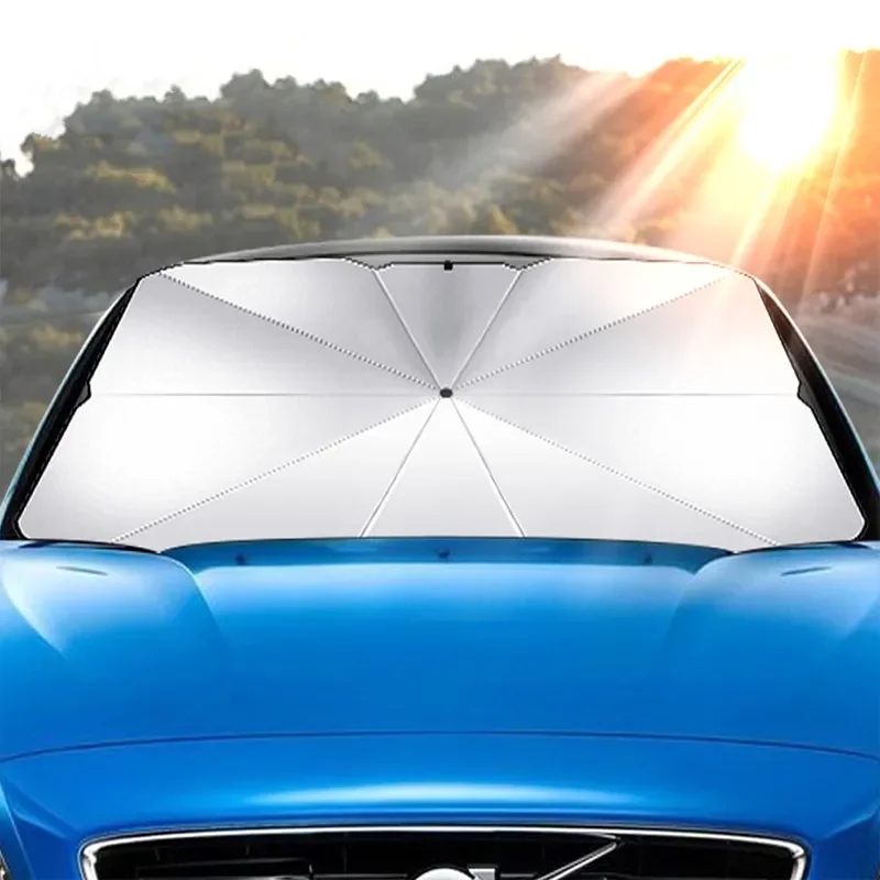 자동차 차양 앞 유리 우산 앞 차양 파라솔 접이식 여름 - Car Sunshade Windshield Umbrella Foldable 리뷰 및 가격