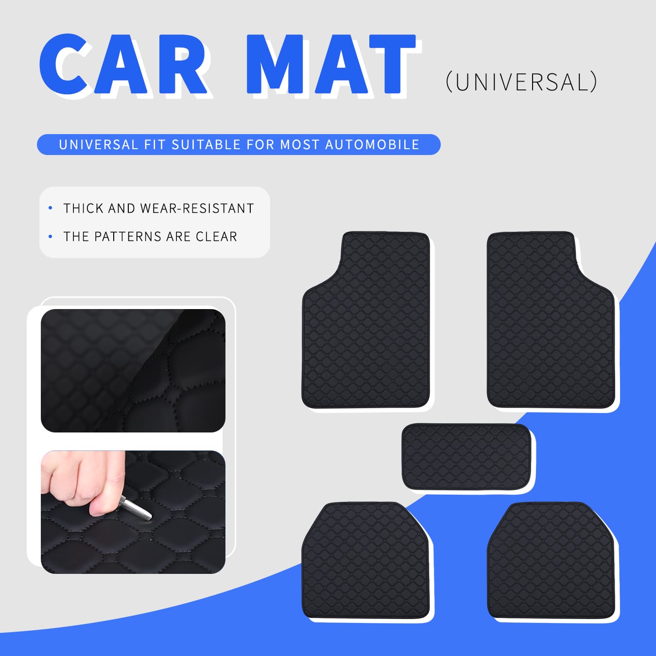 차량용 플로어 매트 풀 세트, 모든 차종에 호환되는 미 - Car Floor Mats Universal Waterproof Leather 리뷰 및 가격